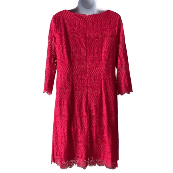 Eliza J Lace Pink Dress size 10 - Picture 3 of 14